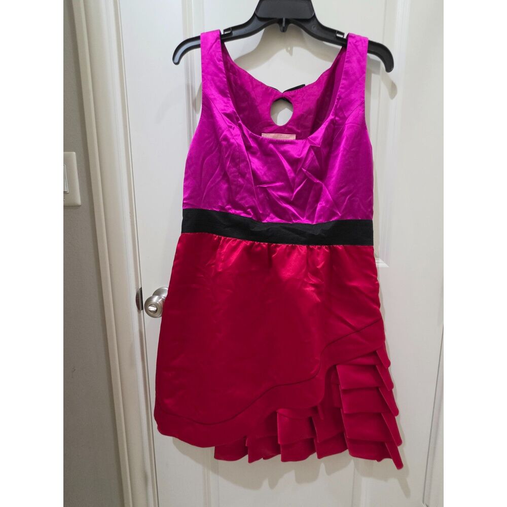 Phoebe Couture Pink and Red Party Dress size 12